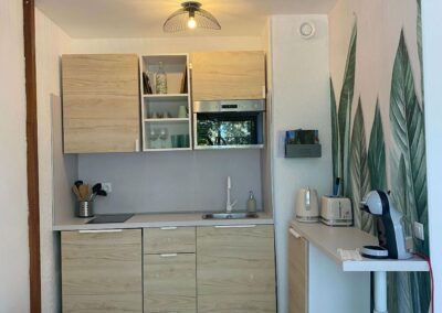 cuisine de l'appartement de la résidence Luxembourg après décoration